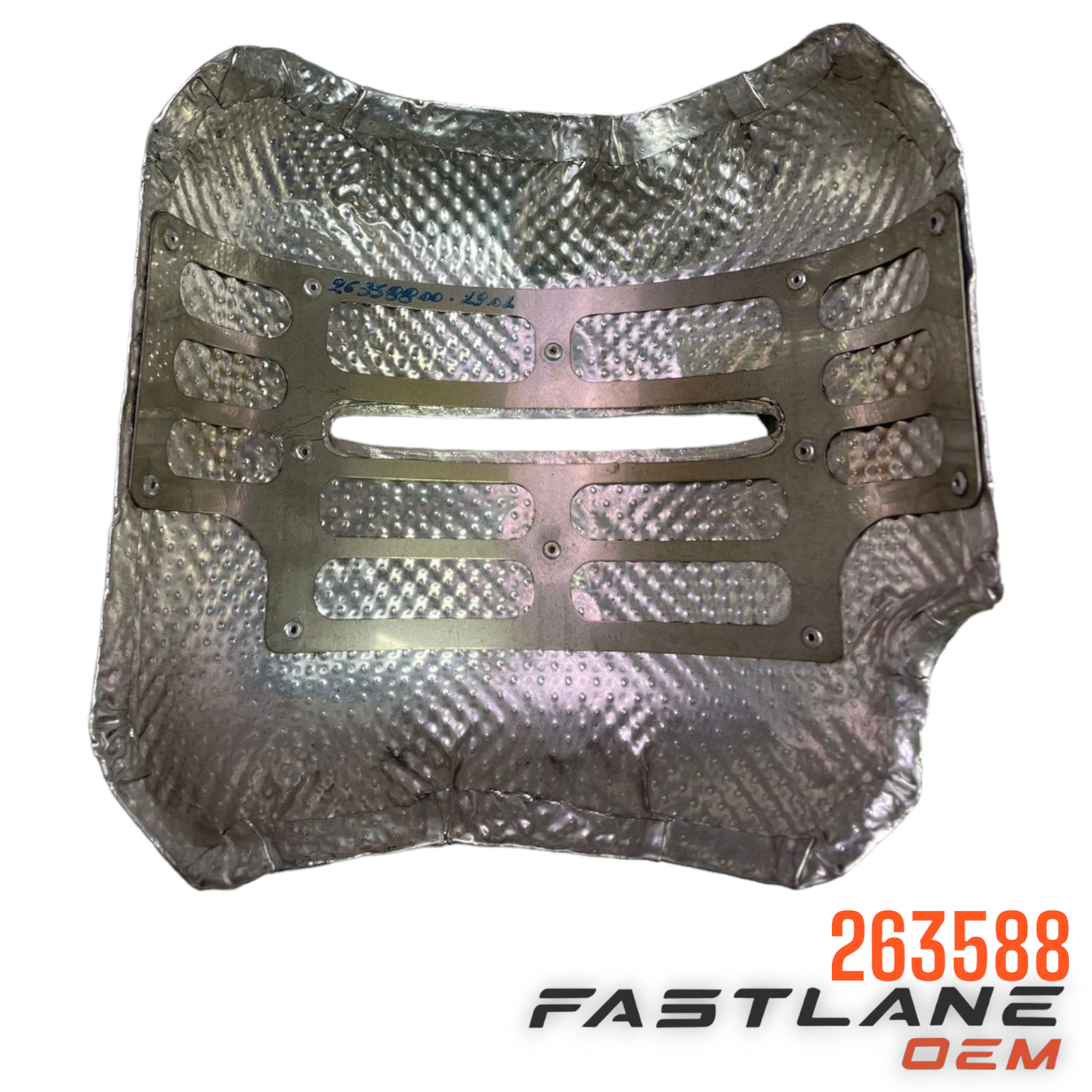2009-2015 FERRARI 458 ITALIA RH CATALYLTIC CONVERTER HEAT SHIELD OEM 263588