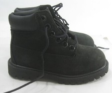 12807 BLACK Timberland Classic Premium 6-IN Waterproof youth size 9/8.5