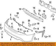 HYUNDAI OEM Sonata Headlight Head Light Lamp-Headlamp Assembly Bolt 1125408256B