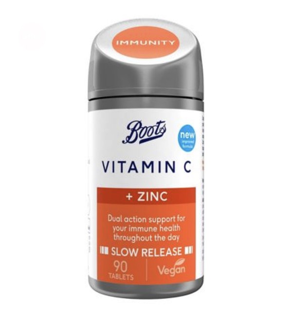 Boots Vitamin C and Zinc Slow Release 90 Tablets 3 Months Supply for sale online eBay