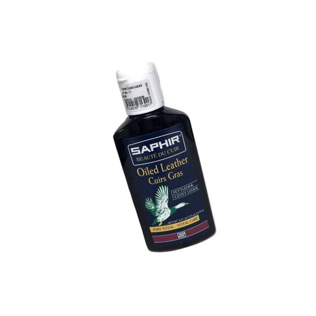 Saphir Cream Polish for Conditioning Greasy, Oiled Leather Shoes & Boots Black | eBay