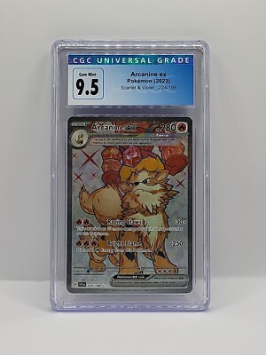 Japanese Arcanine EX 092/078 Scarlet and Violet CGC 9.5 Mint+ | eBay