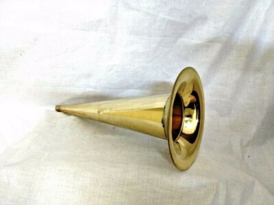 Edison Horn Messing Phonograph Hornglocke 14'' Grammophon Zylinder Lampenschirm Neu