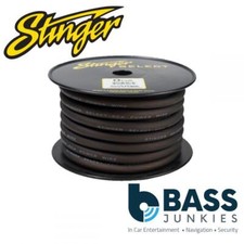 Stinger SSVLP0BK 1 Metre 0 AWG Car Amp Amplifier Black Power Ground Cable Wire