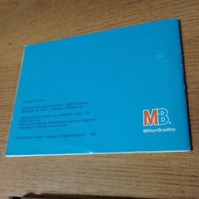 Manual de cartucho Nintendo California Games NES 1989