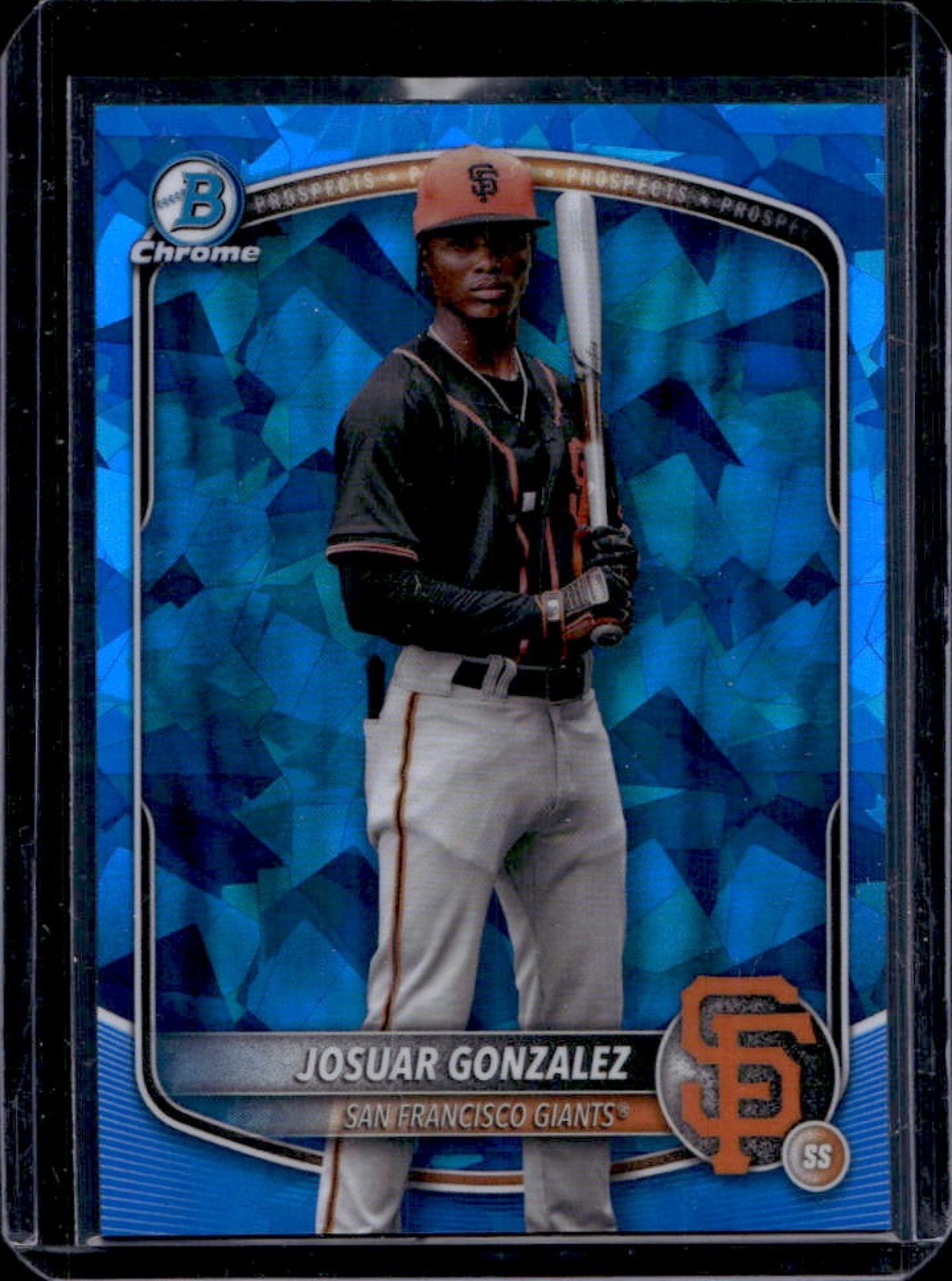 2025 Bowman Chrome Sapphire Josuar Gonzalez Image Variation 1st #BCP-153