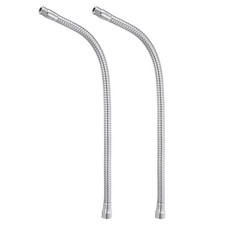 19" Microphone Gooseneck, 2Pcs 5/8"-27 Thread Metal Universal Hose Flexible A...