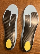 Premolded , red  blue too  carbon fiber bottom, size 7 women  s/ 6 men  s