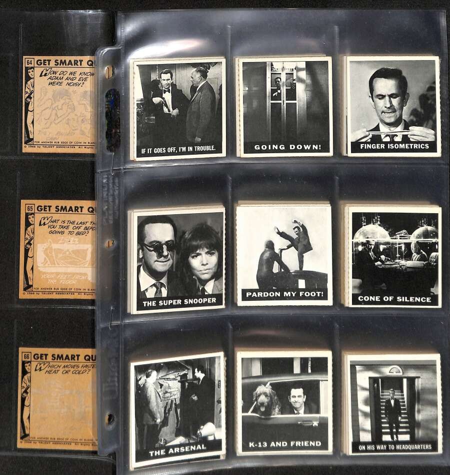 1966 Topps Get Smart  EX/EX+  avg complete 66 card set 1 is OPC E105486