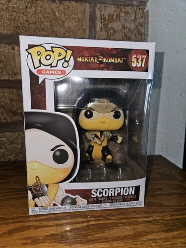 Funko Pop! Games Mortal Kombat Scorpion #537 Vinyl Figure SHIPS WITH PROTECTOR