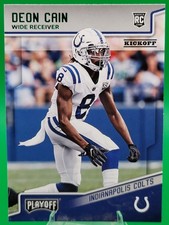 2018 Panini Playoff Kickoff Deon Cain RC #297