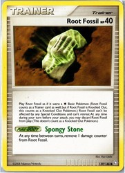 Root Fossil 139/146 Legends Awakened Common Trainer