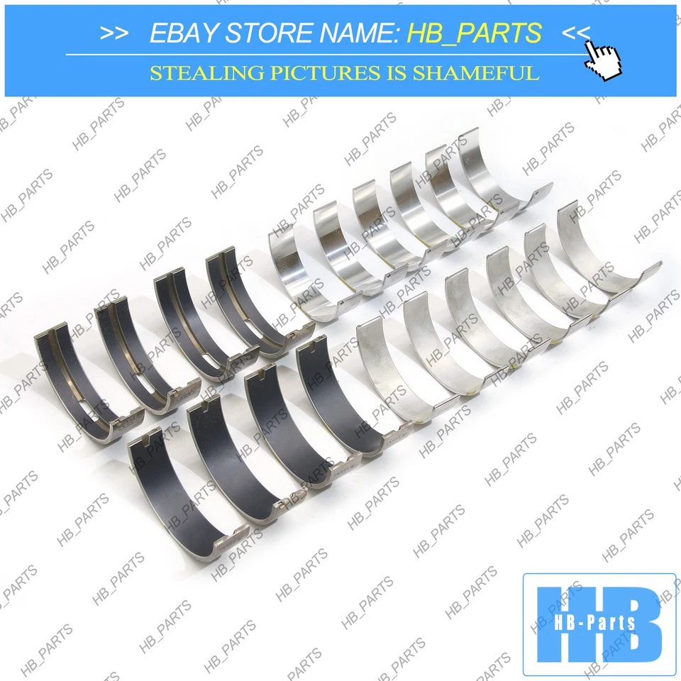 Crankshaft Main + Con Rod Bearings set For VW Porsche Audi A6 Q5 Q7 2.7 3.0 TDI - Image 4 of 4