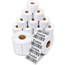 2" X 1 Direct Thermal Printer Labels 15600 Count, 12 Rolls 2" X 1" Fast