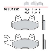 Brembo Hinteres BREMSBELAGE-KIT FUR Honda NSR 150 02-02-COD.07SU12SD