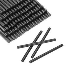 100pcs Mini Glue Stick 0.3"x3.9" High-Stick Hot Glue Gun Sticks, Black 0.18 per stick