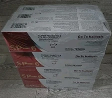 SP-6 Super Probiotic Toothpaste Whitening, Halitosis Prevention Lot of 12
