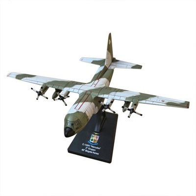 1/250 C-130H Hercules Alloy Aircraft Model US Air Force Transport 12cm Stand