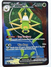 Spidops ex 243/198 SIR Holo | Set Base Scarlatto e Viola | Pokémon TCG Inglese NM