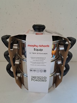 Morphy Richards Equip 3 Ebenen Dampfgarer - Brandneu