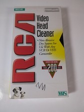 RCA VHS Video Head Cleaner AV01HD 200 Application Dry System - NEW