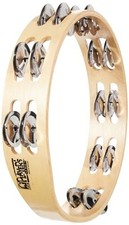 Toca T1010 Player's Wood Tambourine 10-Inch Double Row From Japan