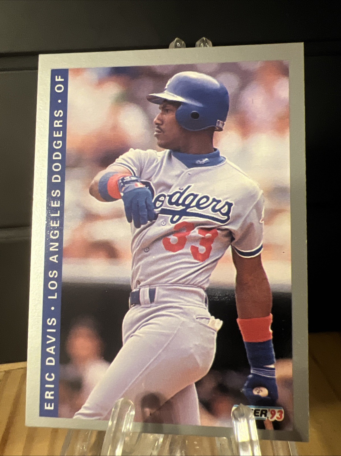 1993 Fleer Eric Davis Los Angeles Dodgers #445