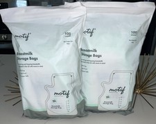 Motif Medical 100 Count Breast Milk Storage Bags Freezer Safe Bpa Free Leakproof