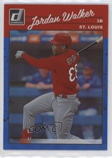 2023 Donruss Retro 1990 Variation Holo Blue Jordan Walker (Reversed Image) 1s5f