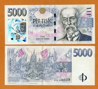 Czech Republic 5000 Korun 2023 (2026) UNC P. W33 100th Anniversary of Czechoslov