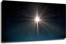 Star Bethlehem Nativity Christ Poster Picture Canvas Print Famous Artwork