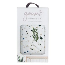 Goumikids Nursery Fitted Crib Sheet Made From A Blend of Bamboo and Organic