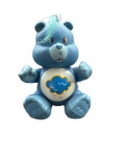 Vintage 1983 Care Bears GRUMPY BEAR Blue Poseable Figure KENNER Rain Cloud Storm