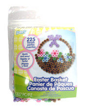 Perler Easter Basket Fused Bead Kit 227 piece Easter Spring Kids Crafts