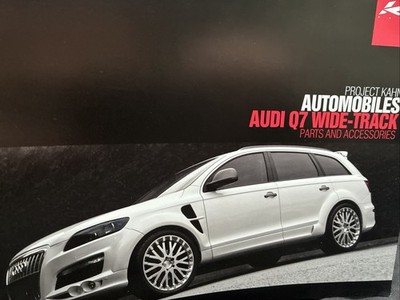 Audi Q7 Project Kahn Wide Track Parts And Accessories Car Sales Info Brochure