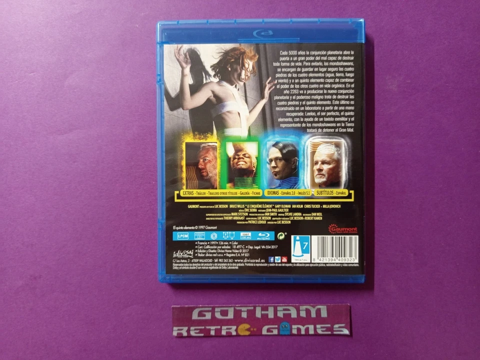 El Quinto Elemento pelicula en Blu-Ray - Imagen 2 de 2