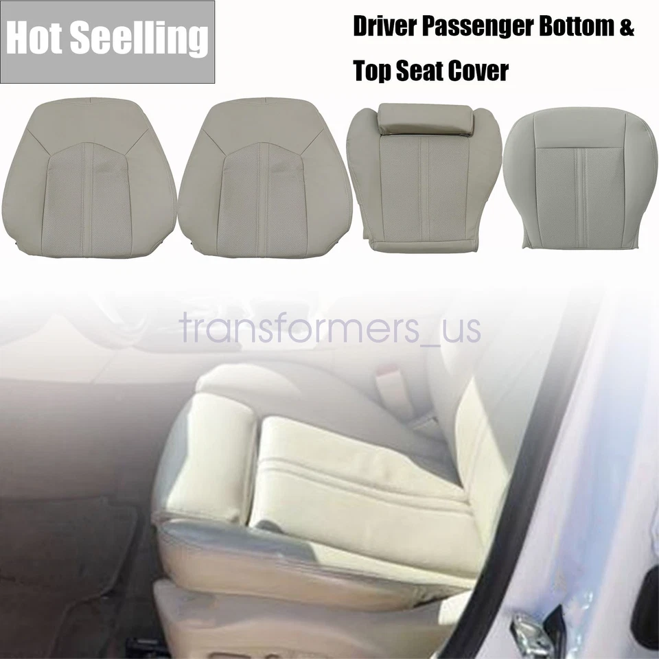 Cubierta de asiento de cuero inferior/parte superior del conductor/pasajero para Cadillac SRX 2010-2016 Foto 2 de 4