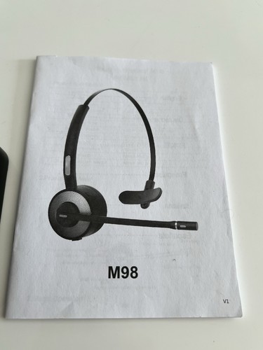 Yamay M98 Wireless Headset with Microphone 2AT6I-M98, NEEDS USB CABLE - Zdjęcie 8 z 8