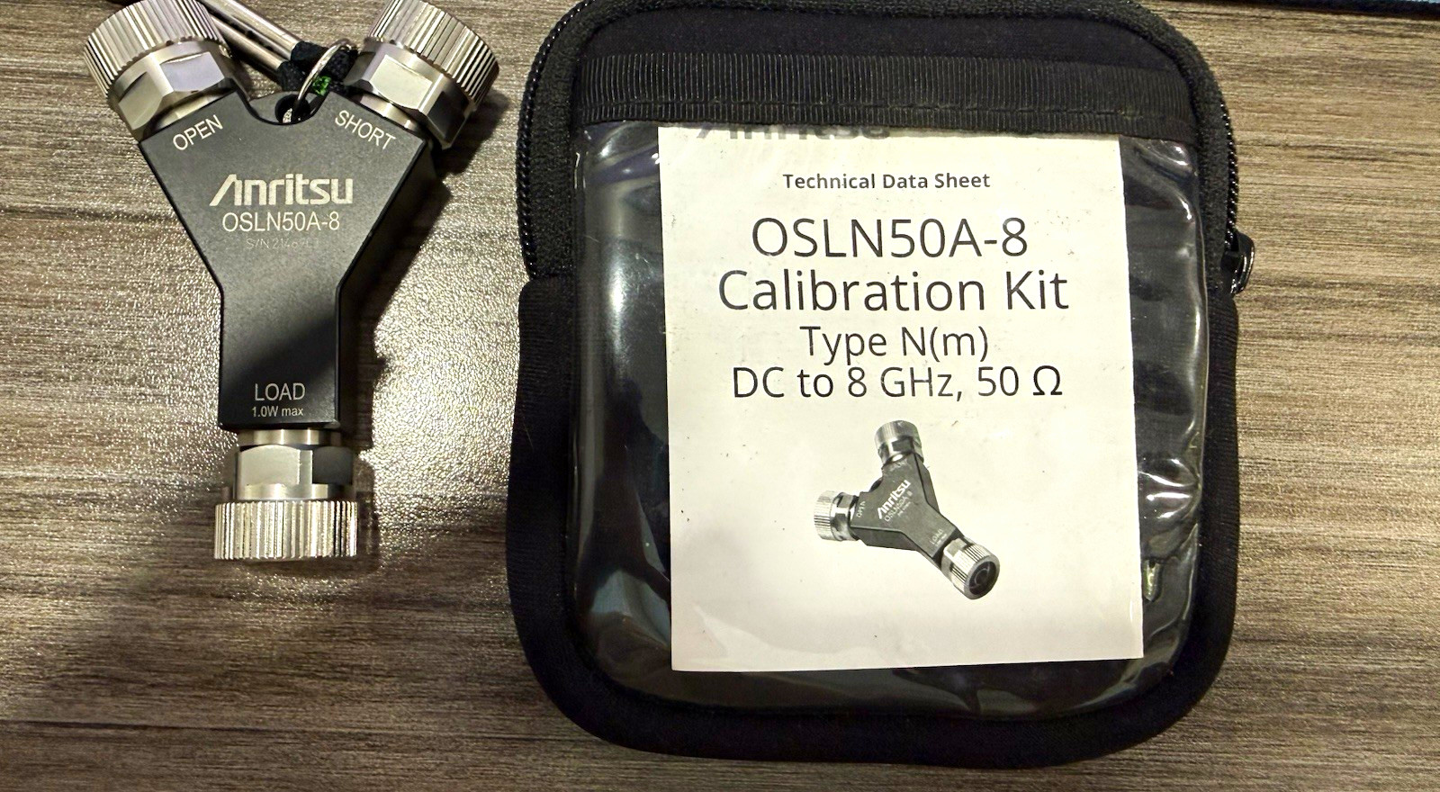 Anritsu OSLN50A-8 Calibration Kit Type N(m) DC to 8 GHz 50 Ohm MPN OSLN50A-8