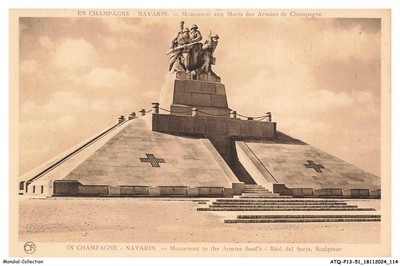 ATQP13-1146-51 - In der Champagner - NAVARIN - Denkmal für die Toten der Armeen von ch
