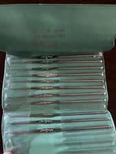 Vtg Leewards 11 of 16 Crochet Hooks Made In Japan