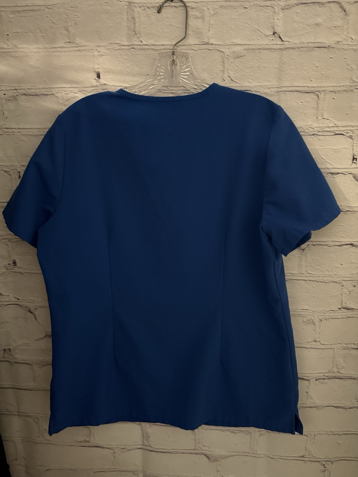 Figs Technical Collection Solid Blue V-Neck 2 Poc… - image 7