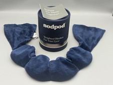 Nodpod Mineralized Silk The Weighted Blanket For Your Eyes Sleep Mask Sapphire
