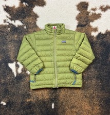 Patagonia Green Down Puffy Winter Jacket L Boys Small XX