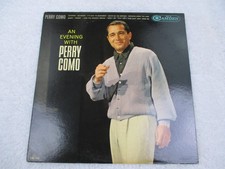 Vintage Perry Como Vinyl Record An Evening With Perry Como CAM Black 12" LP 1963