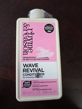 New Rhyme  Reason Wave Revival Conditioner Jojoba Hibiscus Rosemary 12 oz