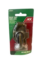 ACE Draw Tight Sash Lock Antique Brass Window Security Hardware New 5406681