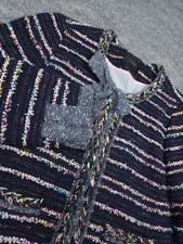 J. Crew Lady Tweed Jacket Blazer Women's 4 Confetti Ribbon Pockets 