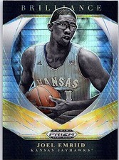 2021 Panini Prizm Draft Picks #14 Joel Embiid Brilliance Prizms Hyper