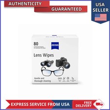 ZEISS Pre-Moistened Lens Cleaning Wipes, 80 Count